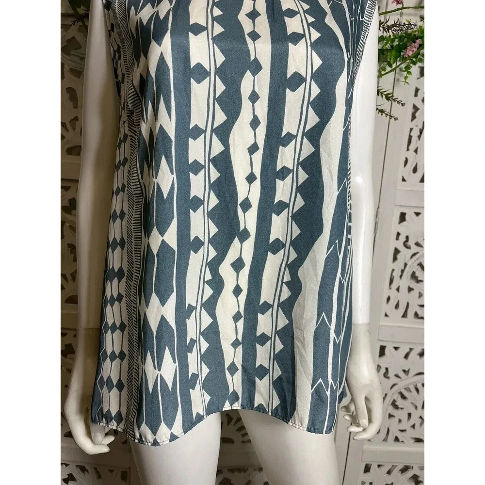 Anthropologie Dolan Women’s Astoria Twist Back Aztec Sleeveless Top Size XL - Picture 4 of 11